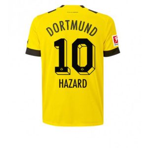 Borussia Dortmund Thorgan Hazard #10 Thuis tenue Mensen 2022-23 Korte Mouw