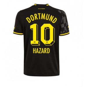 Borussia Dortmund Thorgan Hazard #10 Uit tenue Mensen 2022-23 Korte Mouw