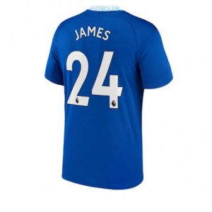 Chelsea Reece James #24 Thuis tenue Mensen 2022-23 Korte Mouw