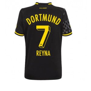 Dames Borussia Dortmund Giovanni Reyna #7 Uit tenue 2022-23 Korte Mouw