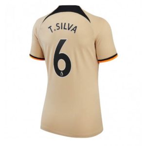 Dames Chelsea Thiago Silva #6 Derde tenue 2022-23 Korte Mouw