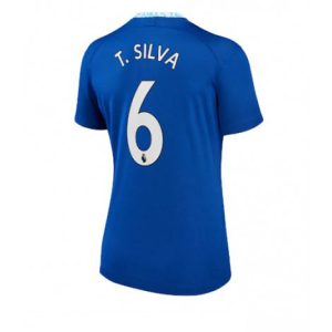 Dames Chelsea Thiago Silva #6 Thuis tenue 2022-23 Korte Mouw