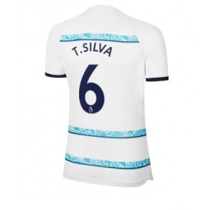 Dames Chelsea Thiago Silva #6 Uit tenue 2022-23 Korte Mouw