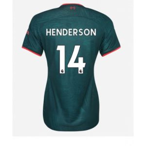 Dames Liverpool Jordan Henderson #14 Derde tenue 2022-23 Korte Mouw
