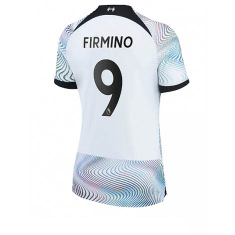 Dames Liverpool Roberto Firmino #9 Uit tenue 2022-23 Korte Mouw