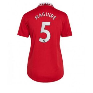 Dames Manchester United Harry Maguire #5 Thuis tenue 2022-23 Korte Mouw