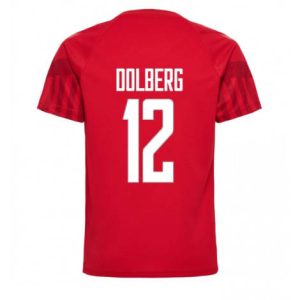 Denemarken Kasper Dolberg #12 Thuis tenue Mensen WK 2022 Korte Mouw