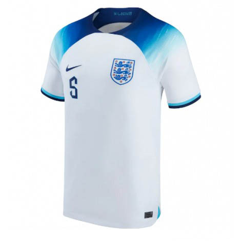 Engeland John Stones #5 Thuis tenue Mensen WK 2022 Korte Mouw-1