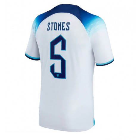 Engeland John Stones #5 Thuis tenue Mensen WK 2022 Korte Mouw