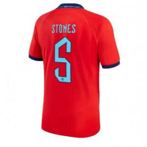 Engeland John Stones #5 Uit tenue Mensen WK 2022 Korte Mouw