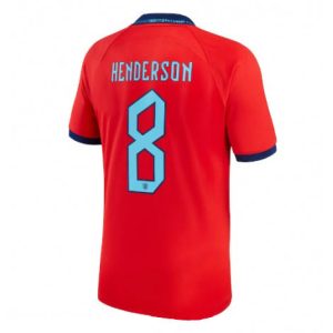 Engeland Jordan Henderson #8 Uit tenue Mensen WK 2022 Korte Mouw