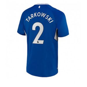 Everton James Tarkowski #2 Thuis tenue Mensen 2022-23 Korte Mouw