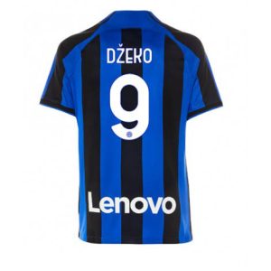 Inter Milan Edin Dzeko #9 Thuis tenue Mensen 2022-23 Korte Mouw