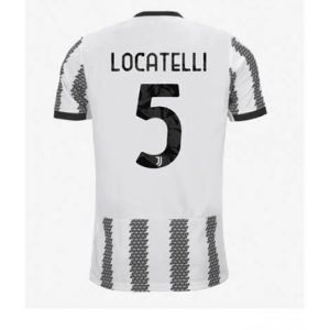 Juventus Manuel Locatelli #5 Thuis tenue Mensen 2022-23 Korte Mouw