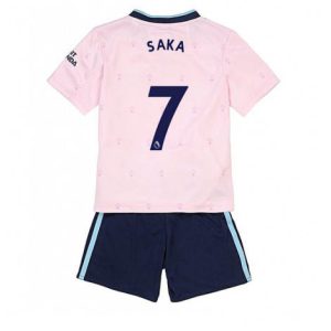 Kids Arsenal Bukayo Saka #7 Derde tenue 2022-23 Korte Mouw (+ Korte broeken)