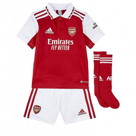 Kids Arsenal Bukayo Saka #7 Thuis tenue 2022-23 Korte Mouw (+ Korte broeken)-1