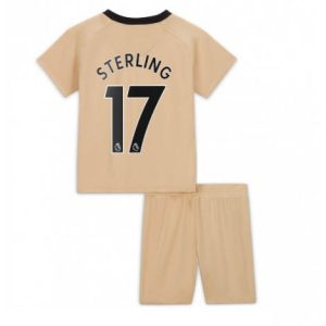Kids Chelsea Raheem Sterling #17 Derde tenue 2022-23 Korte Mouw (+ Korte broeken)