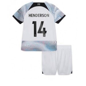 Kids Liverpool Jordan Henderson #14 Uit tenue 2022-23 Korte Mouw (+ Korte broeken)