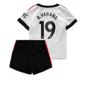 Kids Manchester United Raphael Varane #19 Uit tenue 2022-23 Korte Mouw (+ Korte broeken)