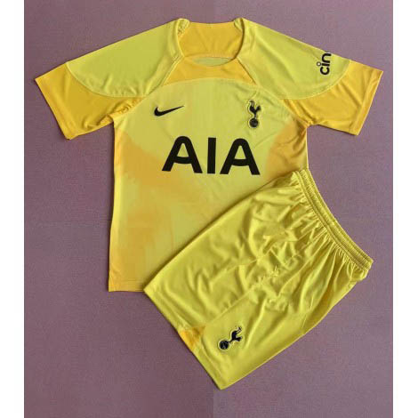 Kids Tottenham Hotspur Keeper Thuis tenue 2022-23 Korte Mouw (+ Korte broeken)