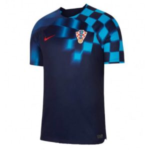 Kroatië Uit tenue Mensen WK 2022 Korte Mouw