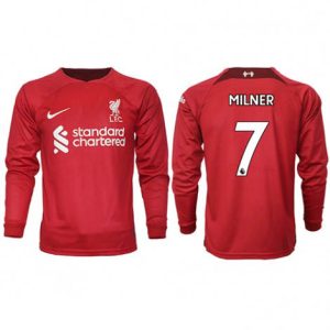 Liverpool James Milner #7 Thuis tenue Mensen 2022-23 Lange Mouw