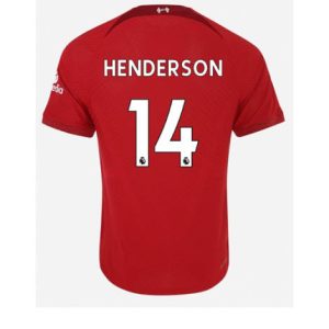 Liverpool Jordan Henderson #14 Thuis tenue Mensen 2022-23 Korte Mouw