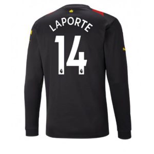 Manchester City Aymeric Laporte #14 Uit tenue Mensen 2022-23 Lange Mouw
