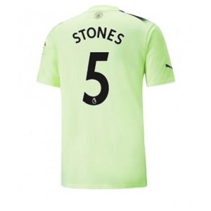 Manchester City John Stones #5 Derde tenue Mensen 2022-23 Korte Mouw