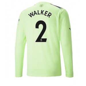 Manchester City Kyle Walker #2 Derde tenue Mensen 2022-23 Lange Mouw