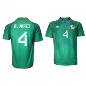 Mexico Edson Alvarez #4 Thuis tenue Mensen WK 2022 Korte Mouw
