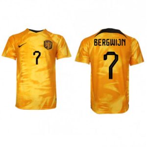 Nederland Steven Bergwijn #7 Thuis tenue Mensen WK 2022 Korte Mouw