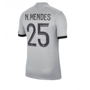 Paris Saint-Germain Nuno Mendes #25 Uit tenue Mensen 2022-23 Korte Mouw