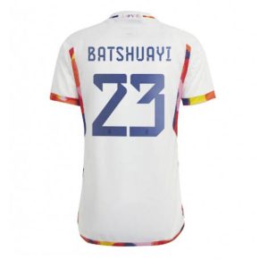België Michy Batshuayi #23 Uit tenue Mensen WK 2022 Korte Mouw