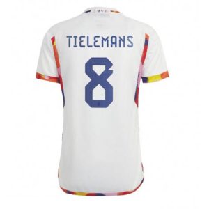 België Youri Tielemans #8 Uit tenue Mensen WK 2022 Korte Mouw