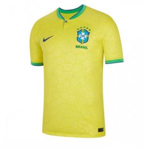 Brazilië Thuis tenue Mensen WK 2022 Korte Mouw