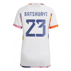 Dames België Michy Batshuayi #23 Uit tenue WK 2022 Korte Mouw