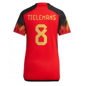 Dames België Youri Tielemans #8 Thuis tenue WK 2022 Korte Mouw
