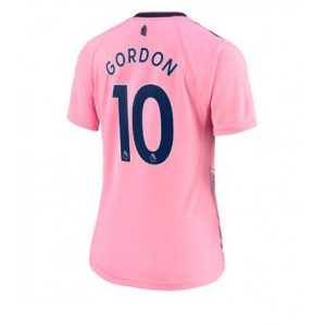 Dames Everton Anthony Gordon #10 Uit tenue 2022-23 Korte Mouw