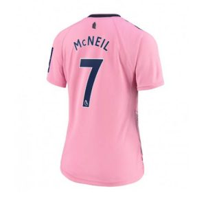 Dames Everton Dwight McNeil #7 Uit tenue 2022-23 Korte Mouw