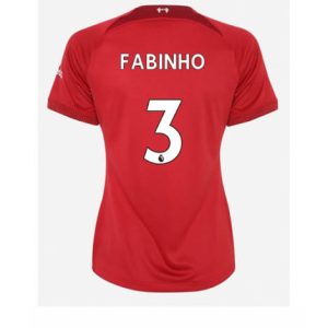 Dames Liverpool Fabinho #3 Thuis tenue 2022-23 Korte Mouw