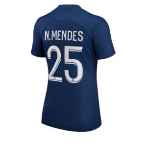 Dames Paris Saint-Germain Nuno Mendes #25 Thuis tenue 2022-23 Korte Mouw