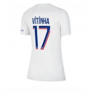Dames Paris Saint-Germain Vitinha Ferreira #17 Derde tenue 2022-23 Korte Mouw