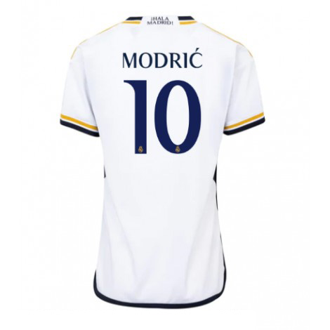 Dames Real Madrid Luka Modric #10 Thuis tenue 2023-24 Korte Mouw