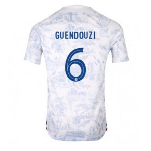 Frankrijk Matteo Guendouzi #6 Uit tenue Mensen WK 2022 Korte Mouw