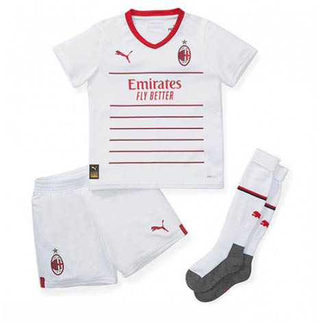 Kids AC Milan Davide Calabria #2 Uit tenue 2022-23 Korte Mouw (+ Korte broeken)-1