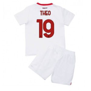 Kids AC Milan Theo Hernandez #19 Uit tenue 2022-23 Korte Mouw (+ Korte broeken)