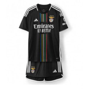 Kids Benfica Uit tenue 2023-24 Korte Mouw (+ Korte broeken)