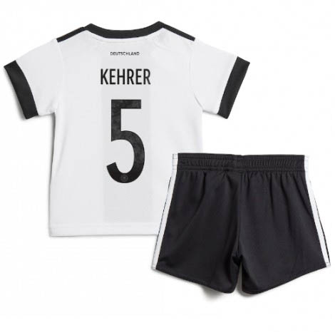 Kids Duitsland Thilo Kehrer #5 Thuis tenue WK 2022 Korte Mouw (+ Korte broeken)