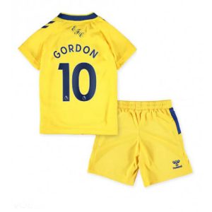 Kids Everton Anthony Gordon #10 Derde tenue 2022-23 Korte Mouw (+ Korte broeken)